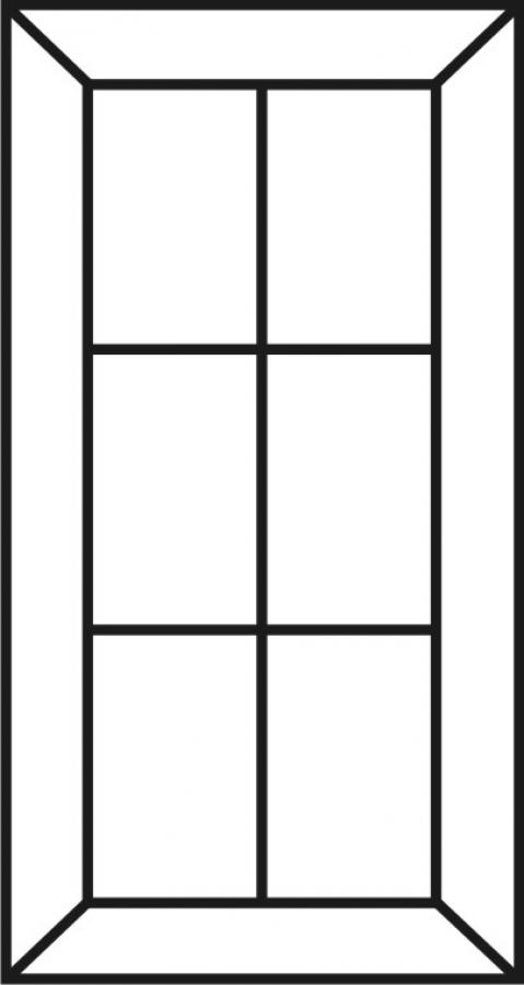 Ponderosa French Lite Cabinet Door (6 Lites)